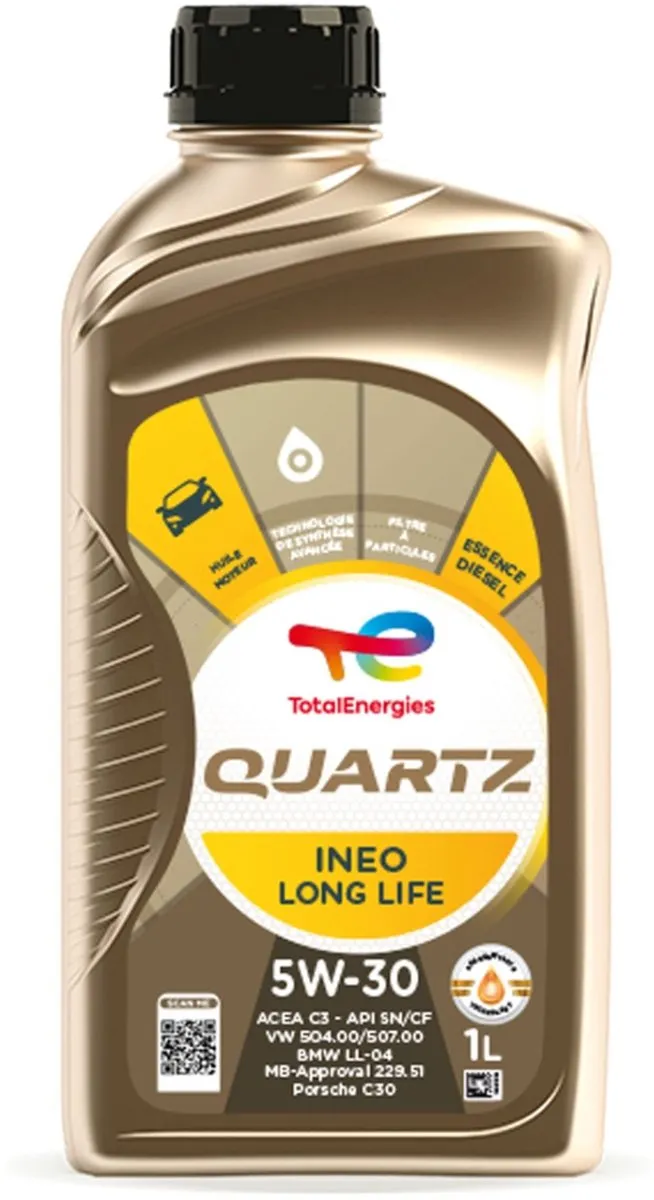 Total Quartz Ineo LongLife 5W30 Motorolie 1L