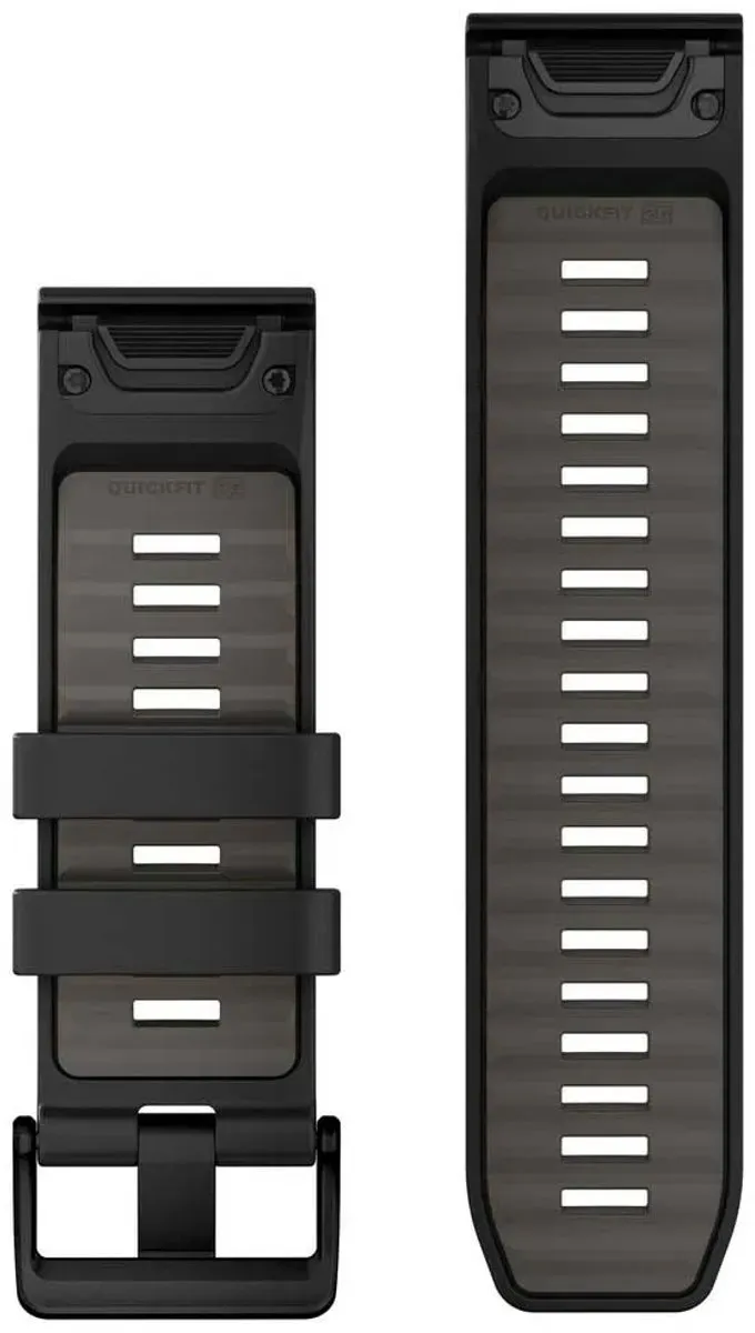 Garmin Quickfit 26 Silicone Horlogeband - 26mm - Zwart
