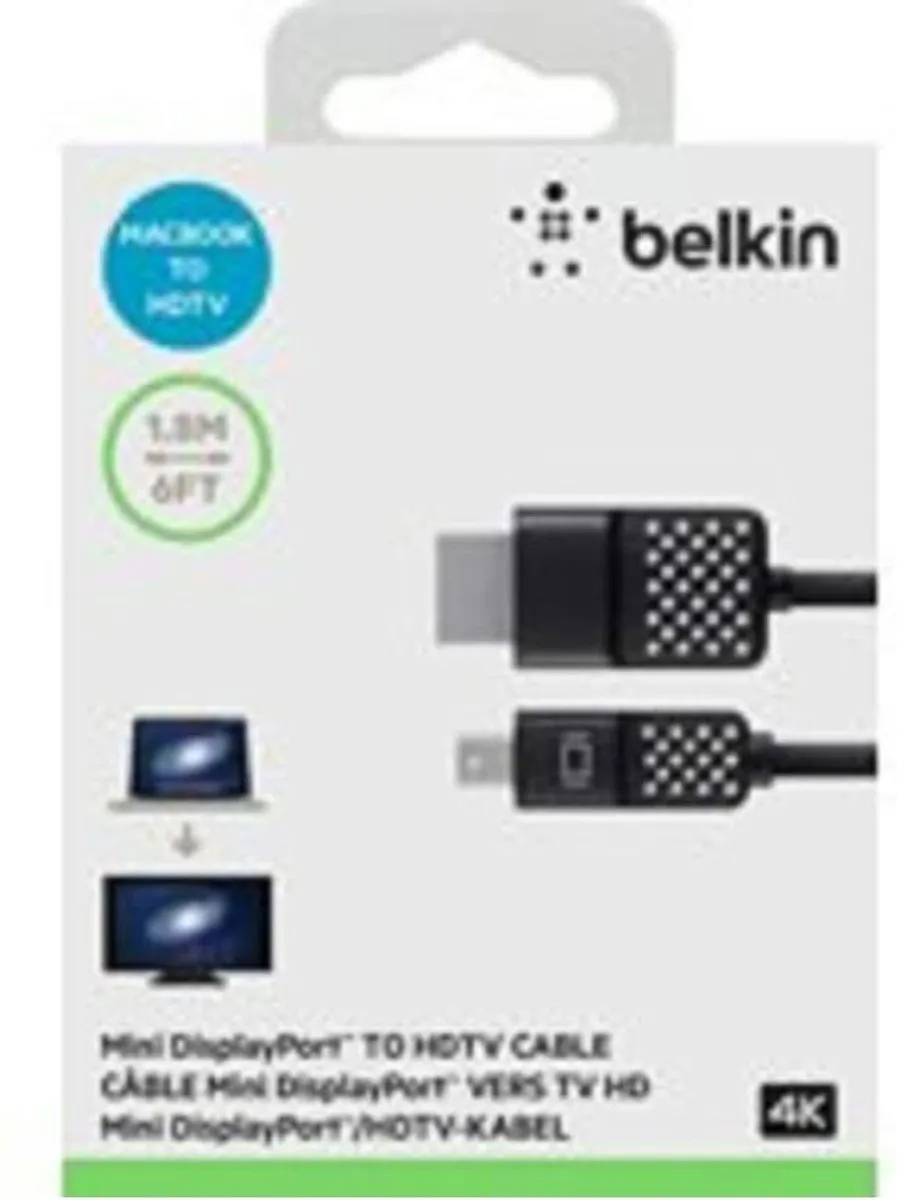Belkin Mini DisplayPort naar HDMI Kabel 1.8m - Zwart