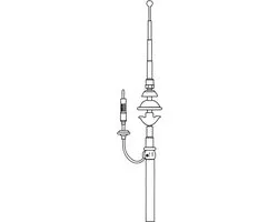 Carpoint Telescoopantenne 100cm