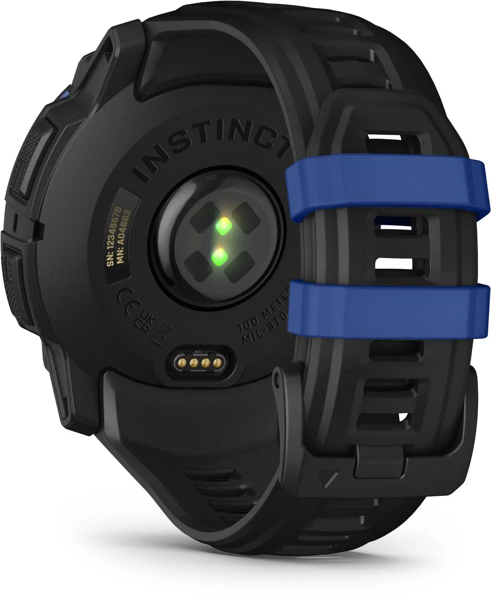 Garmin Instinct 3 Smartwatch - 50mm AMOLED - Bolt Blue Limited Edition - afbeelding 6 van 6