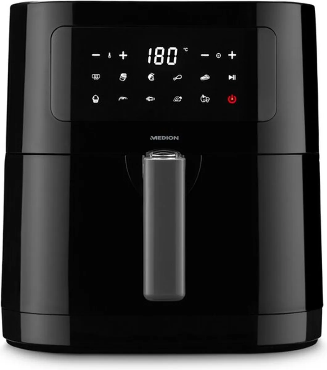 Medion Heteluchtfriteuse E40 XL 2150W - 5,3L - 9 Programma's - Zwart