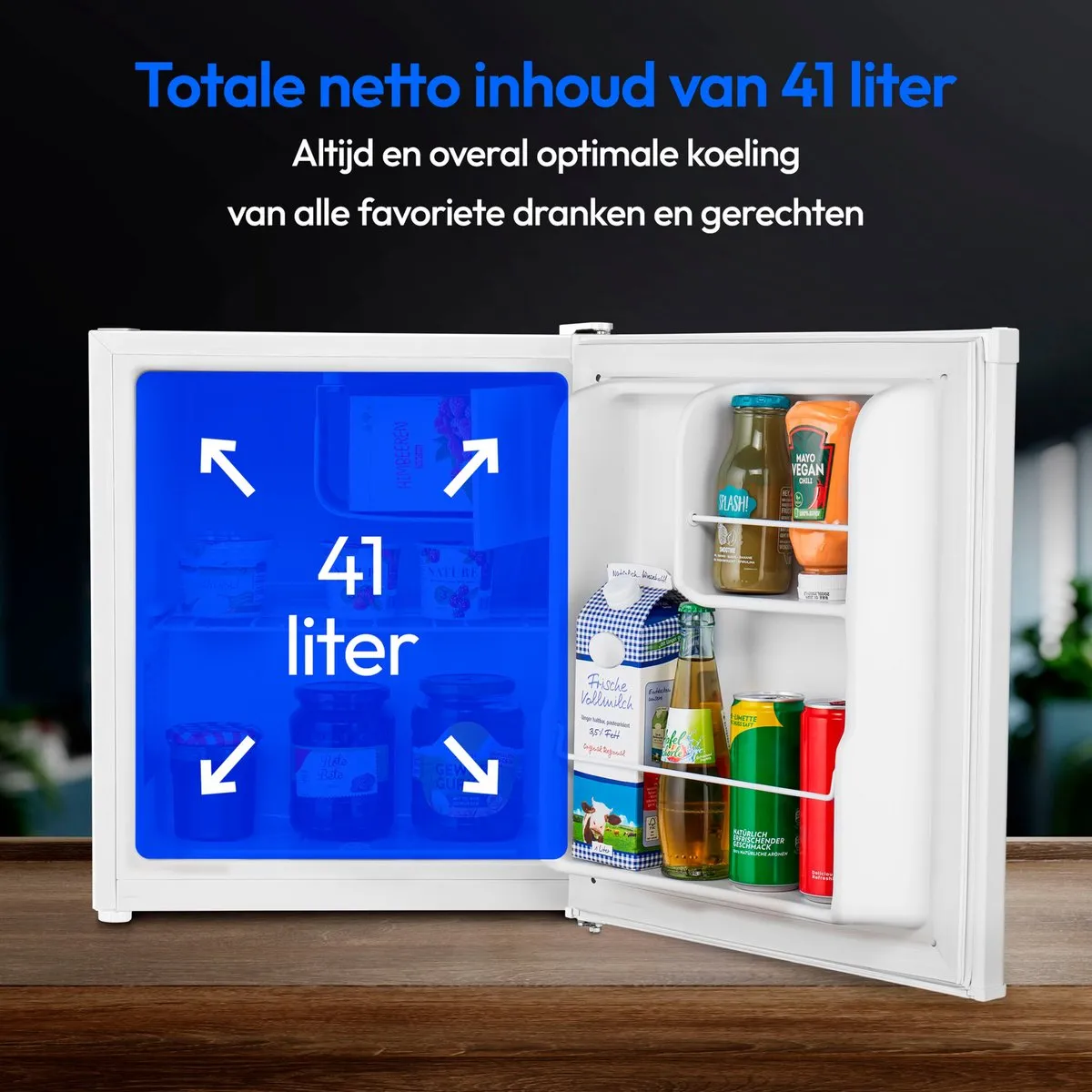 Medion MD37724 Mini Koelkast 41L - Wit