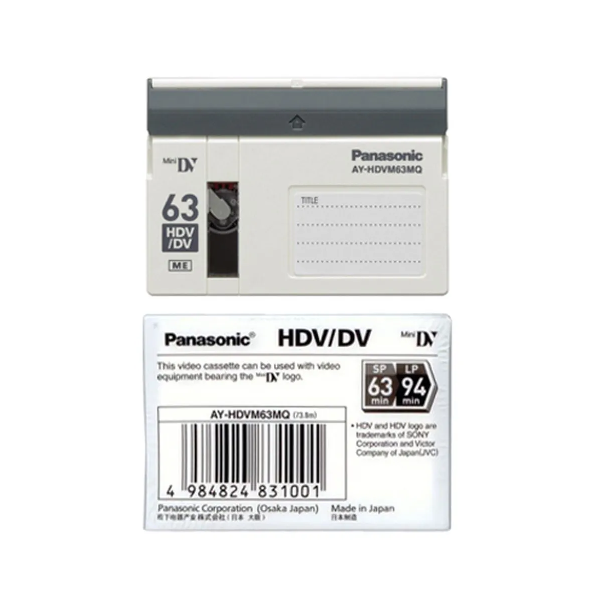 Panasonic AY-HDVM63MQ Mini DV Tape