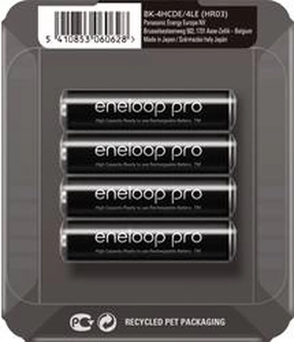 Panasonic Eneloop Pro AAA 930mAh - 4 Stuks - afbeelding 6 van 6
