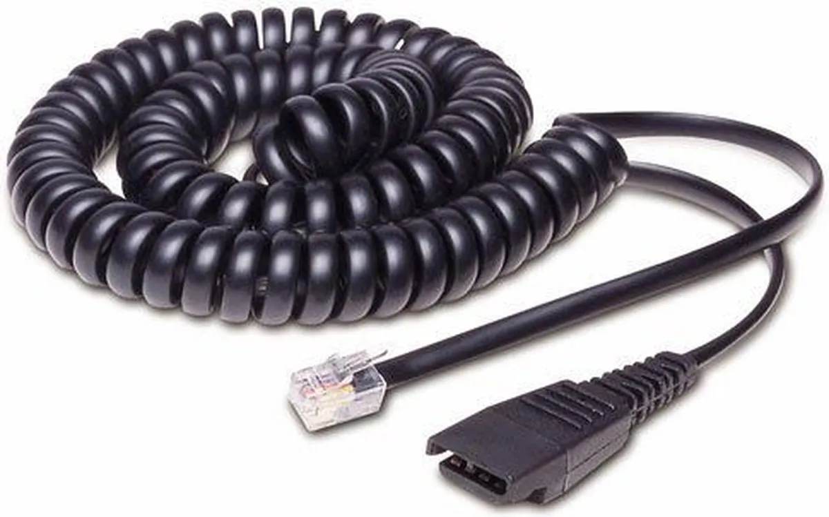 Jabra 8800-01-94 Telefoonkabel 2,5m - Zwart