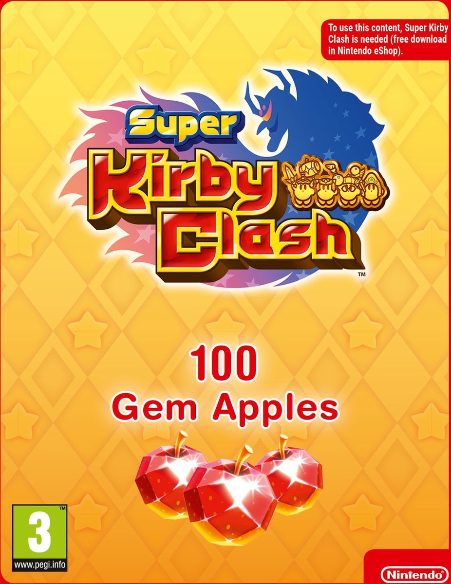 Super Kirby Clash - 100 Kristalappels