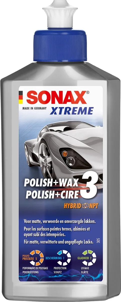 Sonax Xtreme Polish & Wax nr.3 250ml