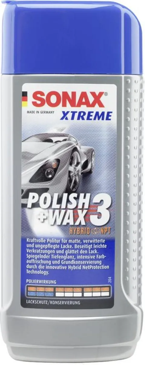 Sonax Xtreme Polish & Wax nr.3 250ml - afbeelding 6 van 6