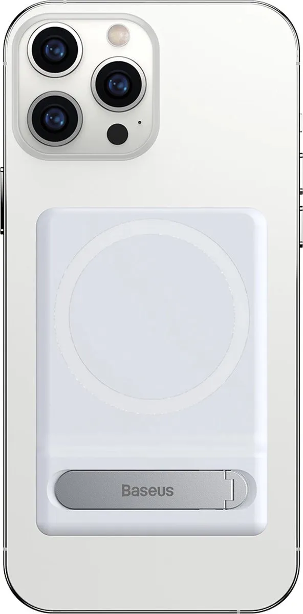 Baseus Opvouwbare Telefoonhouder Wit - Apple iPhone 12