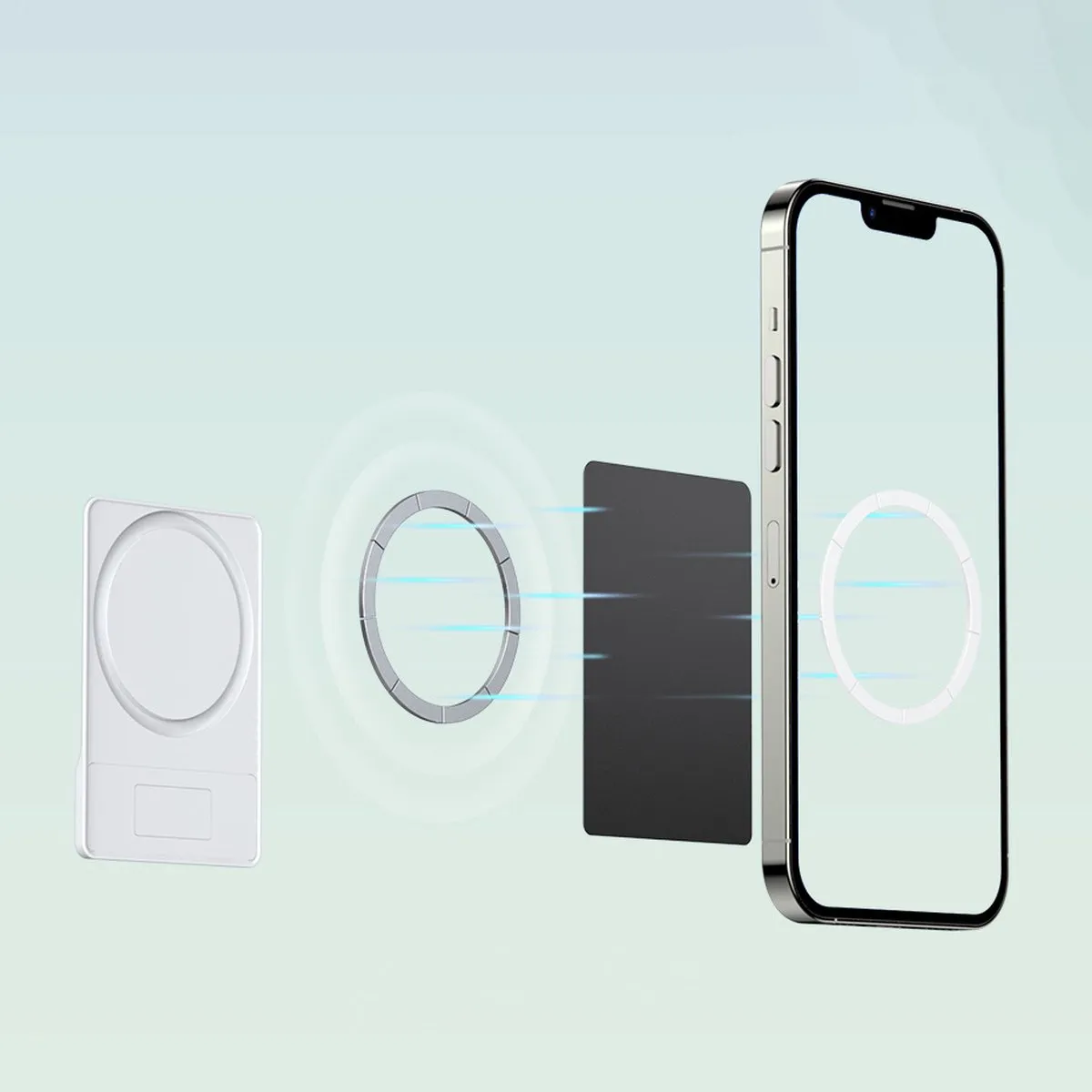 Baseus Opvouwbare Telefoonhouder Wit - Apple iPhone 12