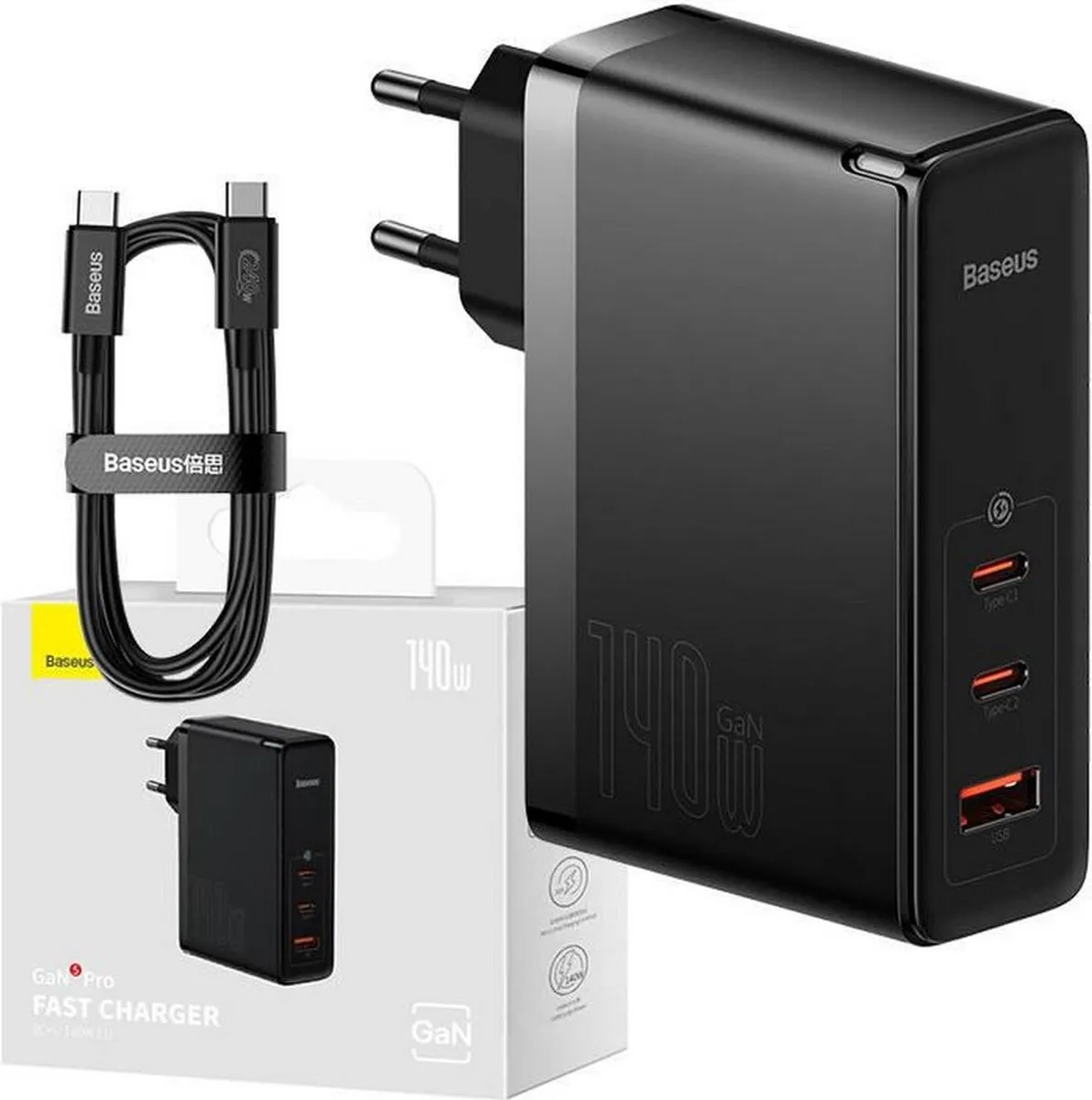 Baseus GaN5 Pro CCGP100201 Wandlader 140W