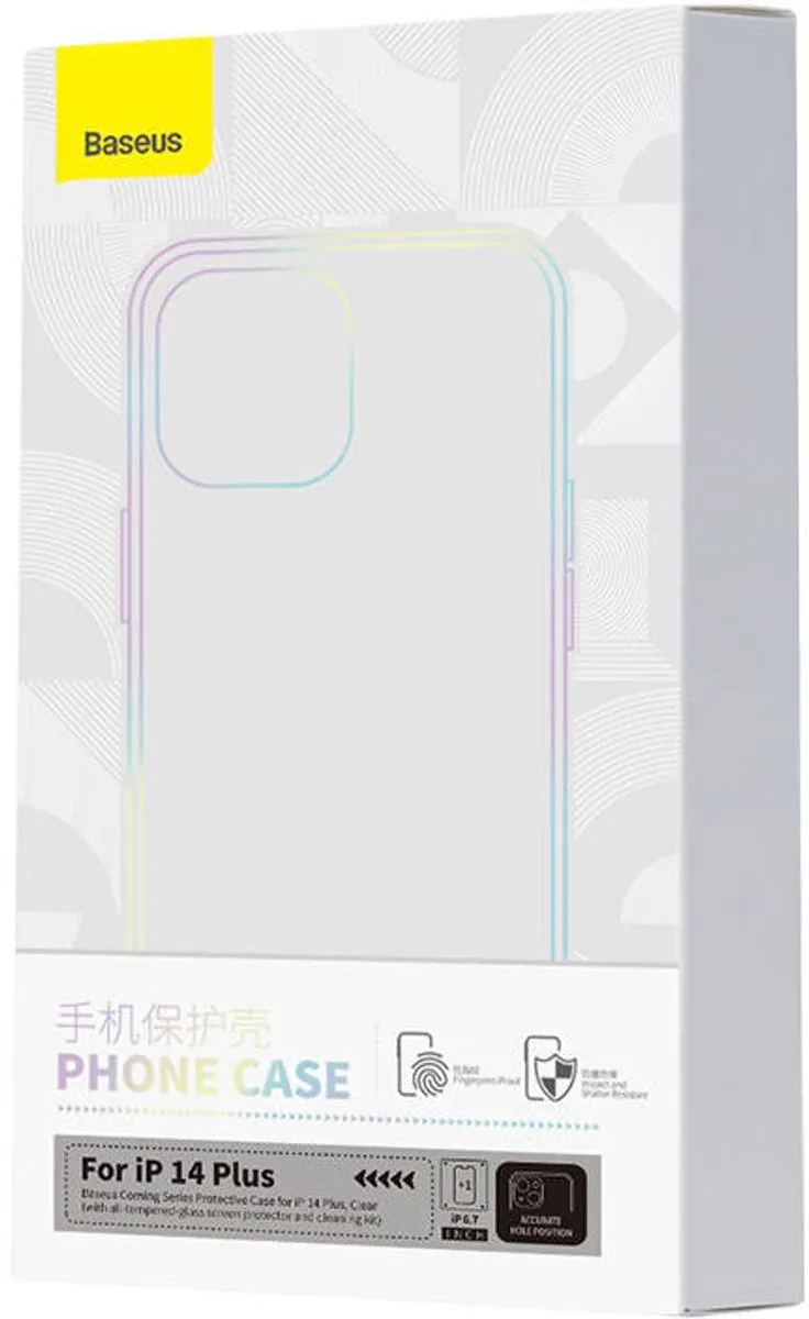 Baseus Corning Beschermhoes iPhone 14 Plus - Zwart - afbeelding 2 van 6