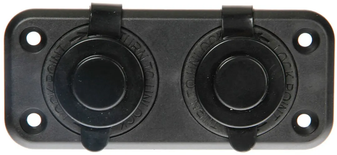 Lampa Inbouwsocket 12/24V - Zwart - afbeelding 6 van 6