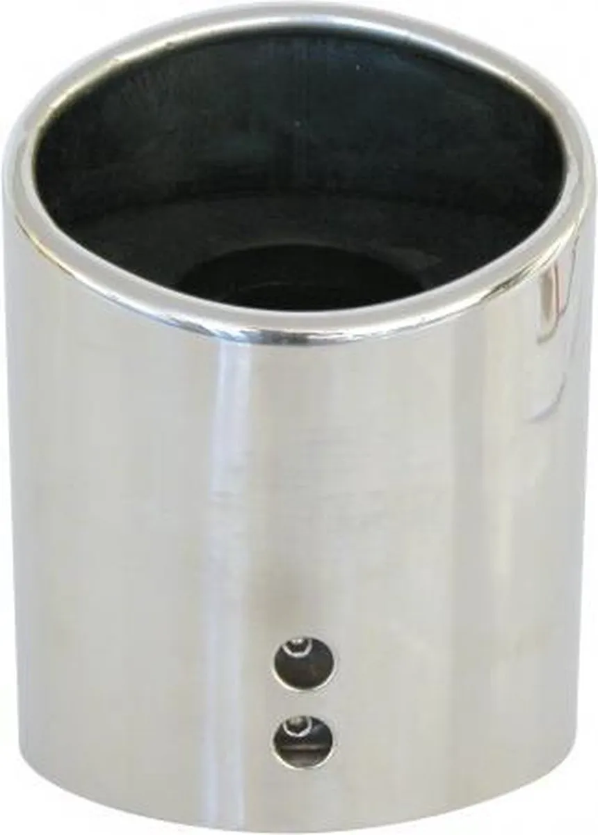 Carpoint Uitlaatsierstuk Inox Ovaal 45-60 Mm Zilver 15 Cm
