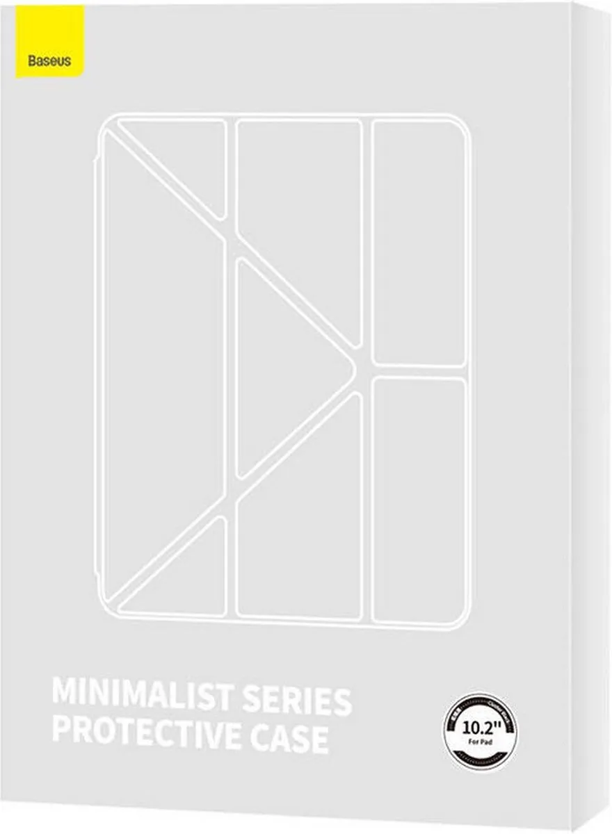 Baseus Minimalistische iPad 10.2 Beschermhoes - Transparent - afbeelding 2 van 6