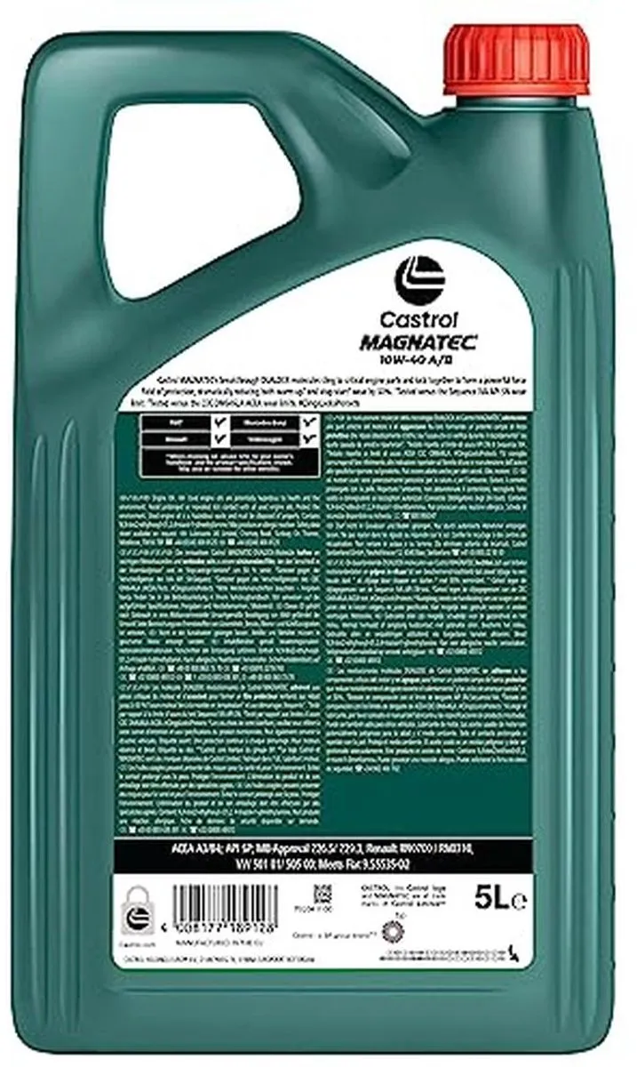 Castrol Magnatec 10W-40 A3/B4 Motorolie - 5L