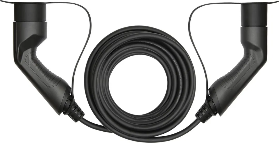 Deltaco e-Charge Type 2 Oplaadkabel 16A 3.7kW 10m - Zwart