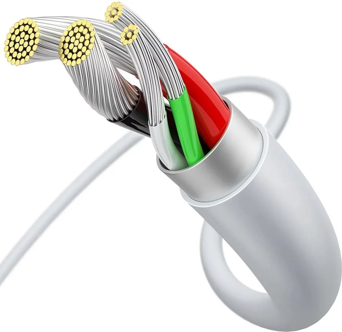 Baseus Superior CAMYS-02 USB Micro USB Kabel 2A 1m - Wit