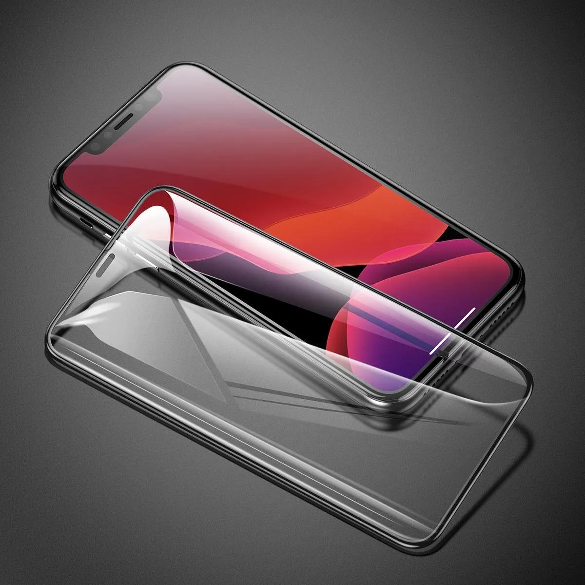 Baseus iPhone 11 Pro Max/XS Max Schermbeschermer - 2 Stuks - Anti-Fingerprint