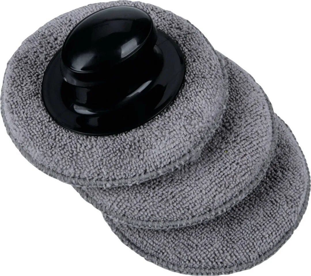 Lampa Microfiber Poetspads met Handvat - Grijs - afbeelding 6 van 6