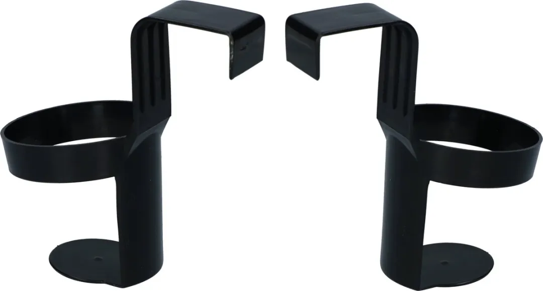 Carpoint Blikhouders 2 Stuks - Universeel - 250/330/500ml - Zwart