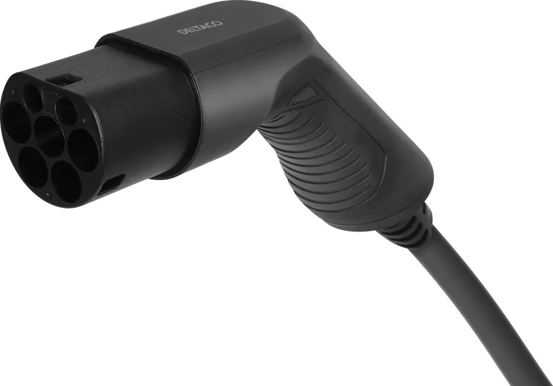 Deltaco e-Charge EV-32010 Oplaadkabel Type 2 - 32A 10m - Zwart