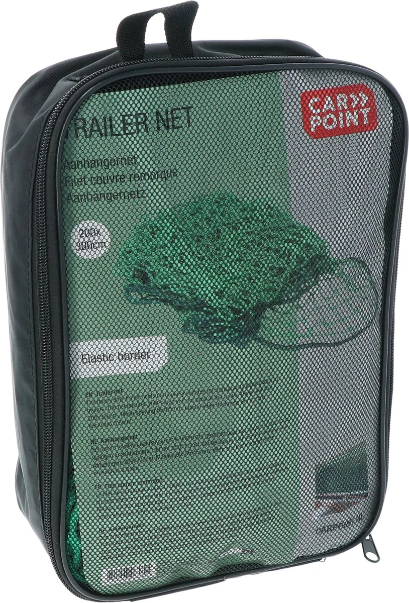 Carpoint Aanhangwagennet 200x300cm - Groen