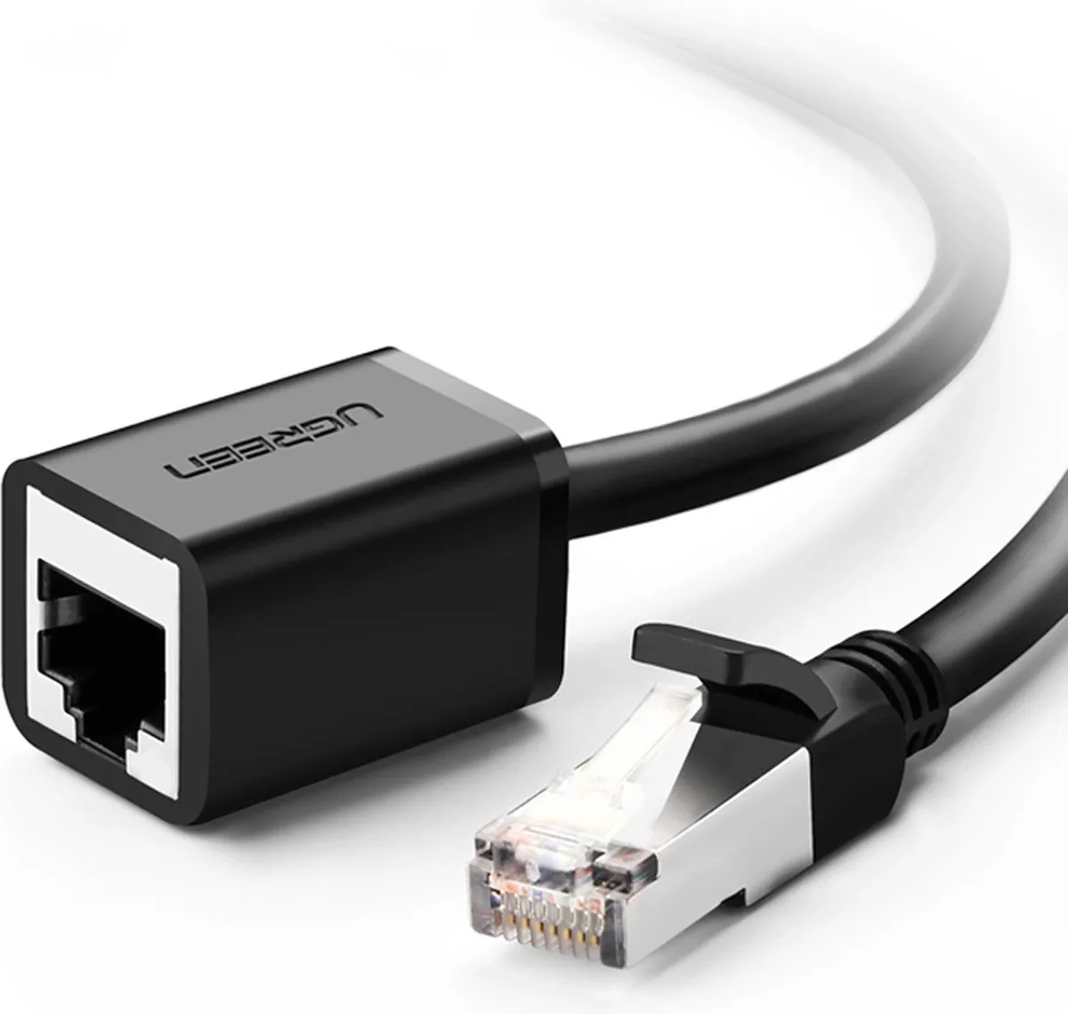 Ugreen Cat.6 Ethernetkabel RJ45 1000Mb/s 0,5m - Zwart