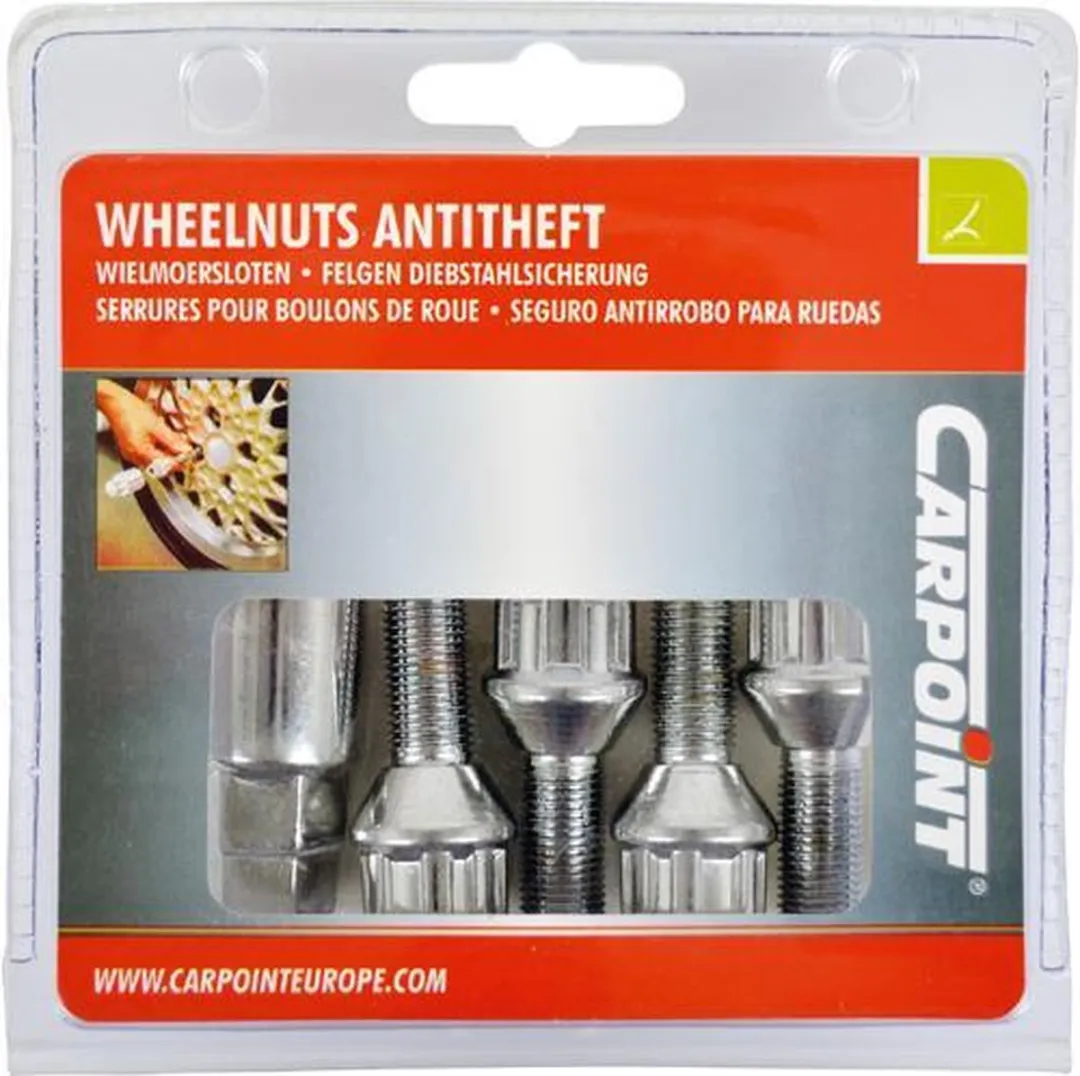 Carpoint Anti-diefstalschroeven 0520501 - Zilver