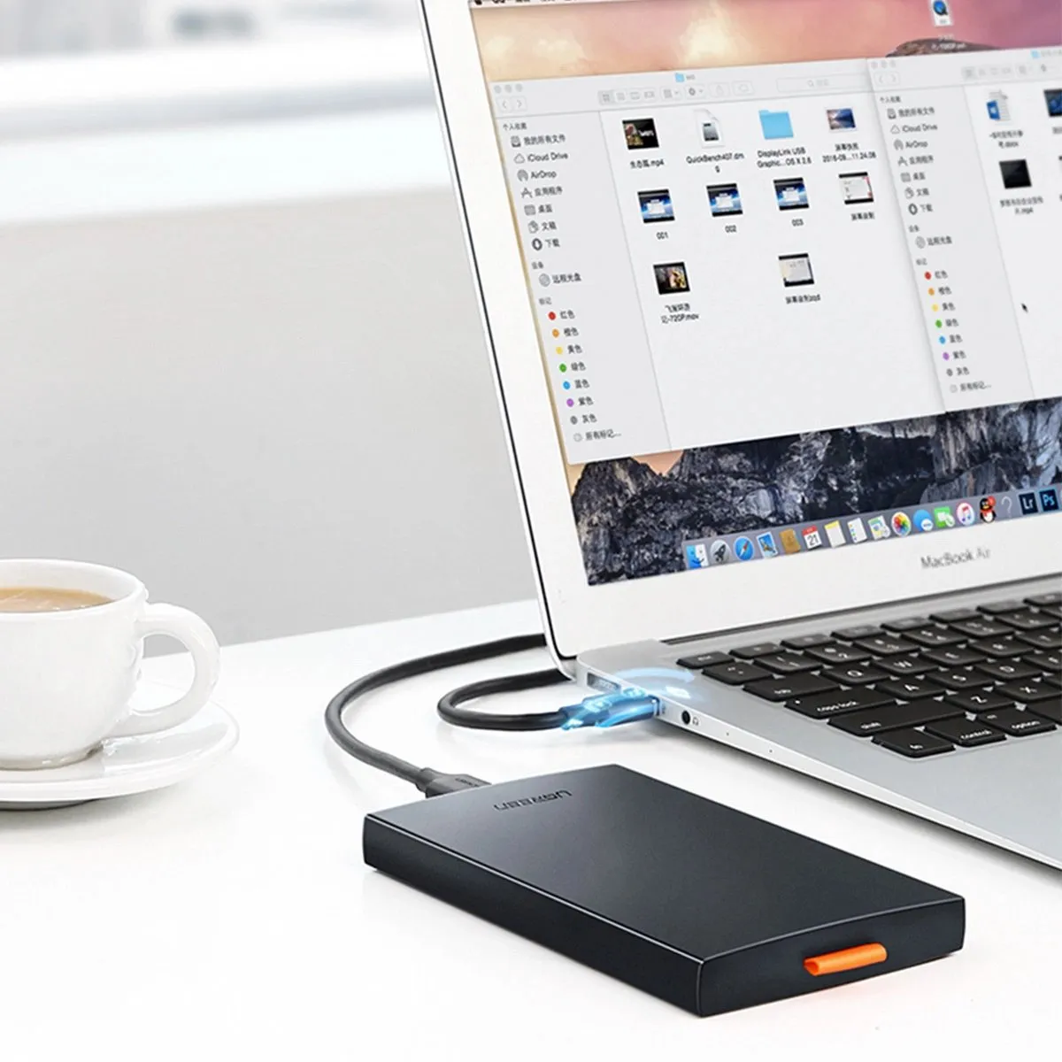 UGREEN Pocket 2.5 SATA Behuizing USB 3.0 - CM237 - Grijs - afbeelding 6 van 6