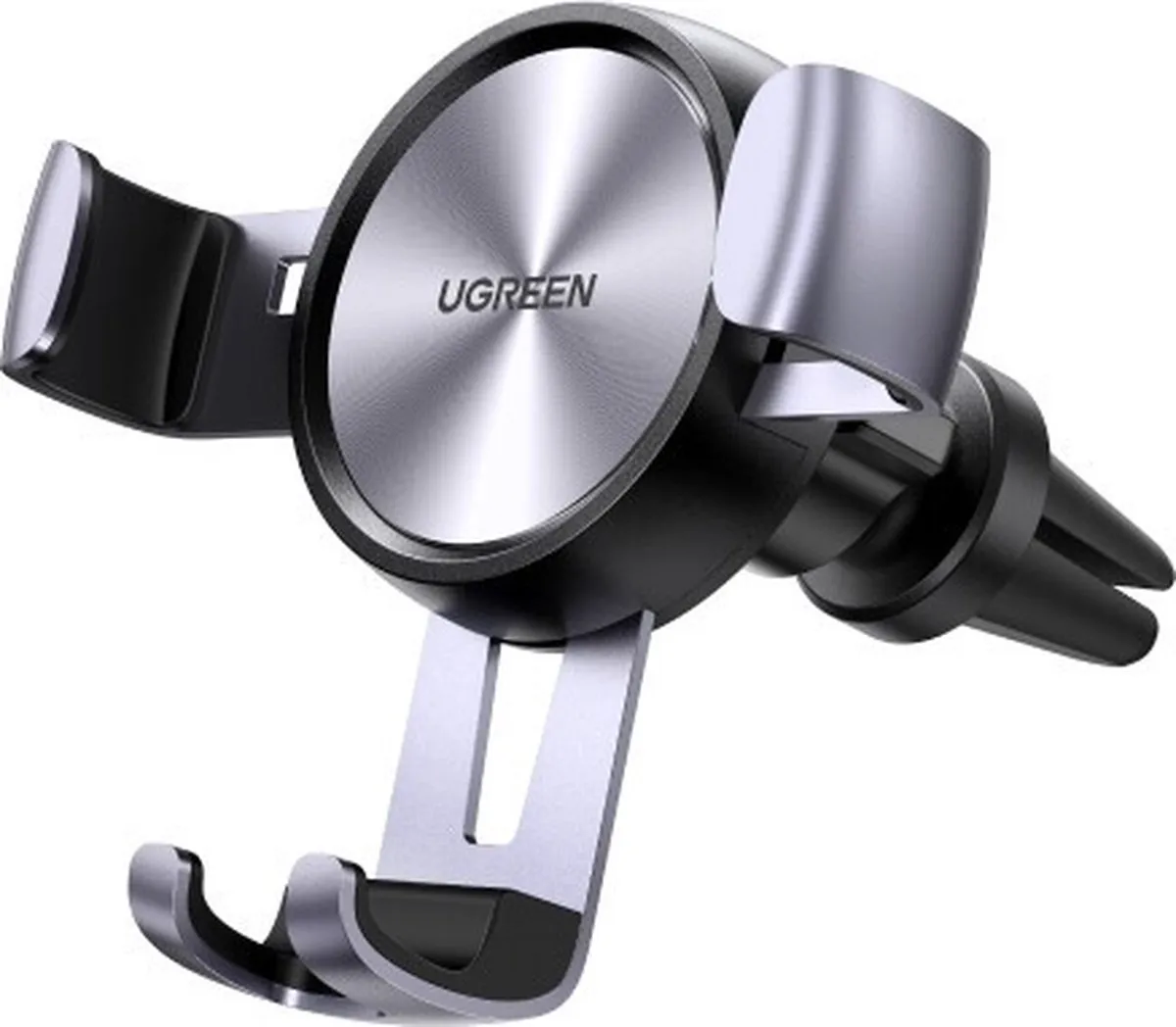 Ugreen Gravity Drive Telefoonhouder Ventilatierooster Auto - Zwart - afbeelding 6 van 6
