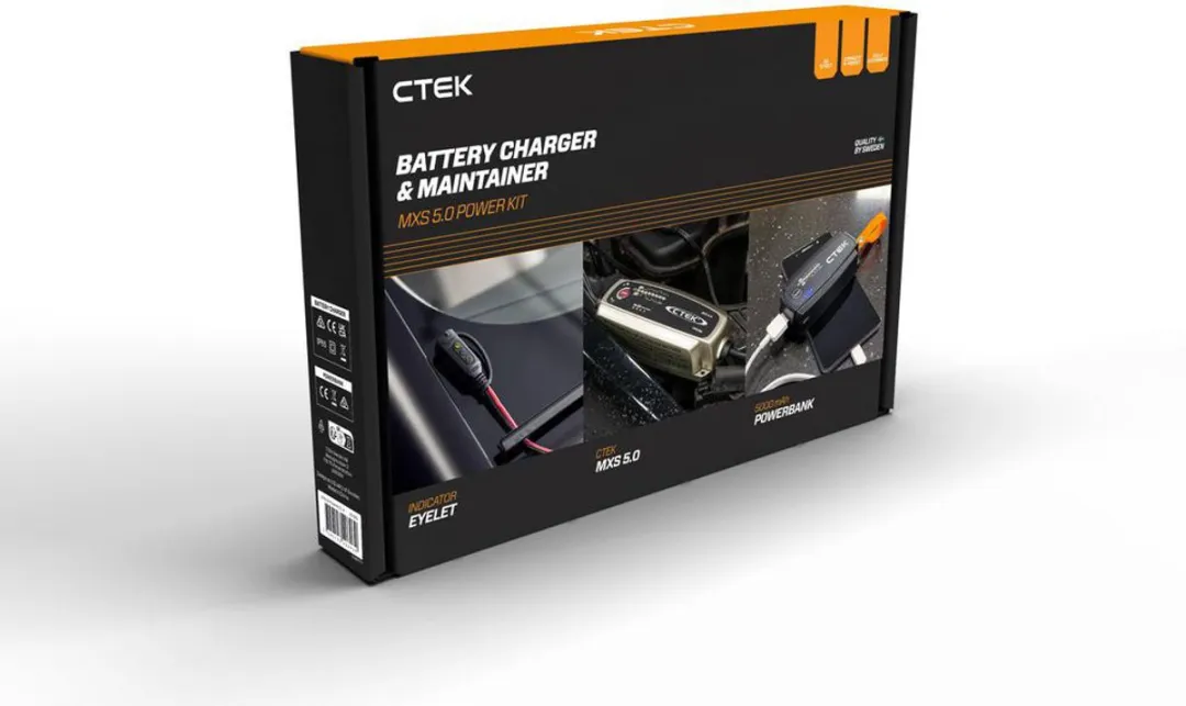 CTEK MXS 5.0 Power Kit Acculader - Loodzuur/AGM