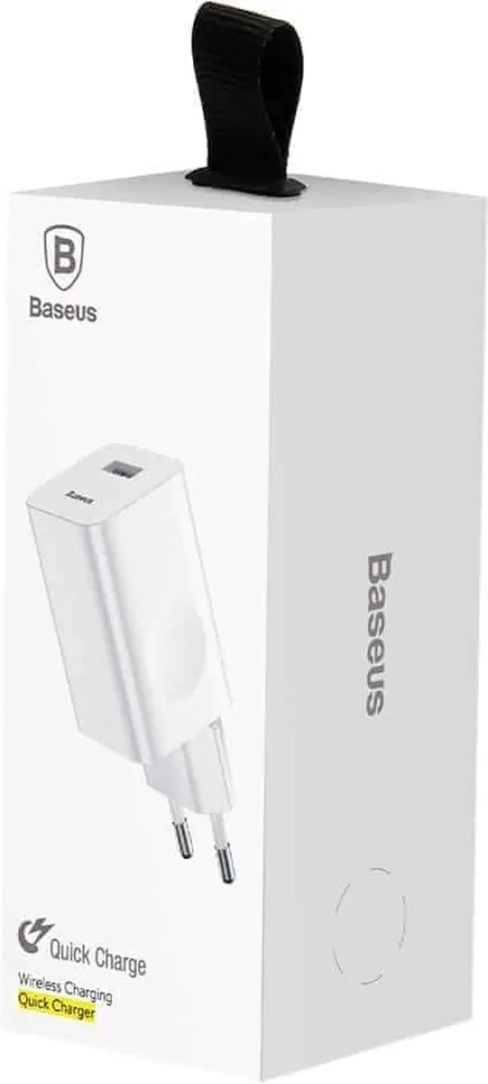 Baseus Quick Charge 3.0 Travel Wall Charger 24W - Transparant