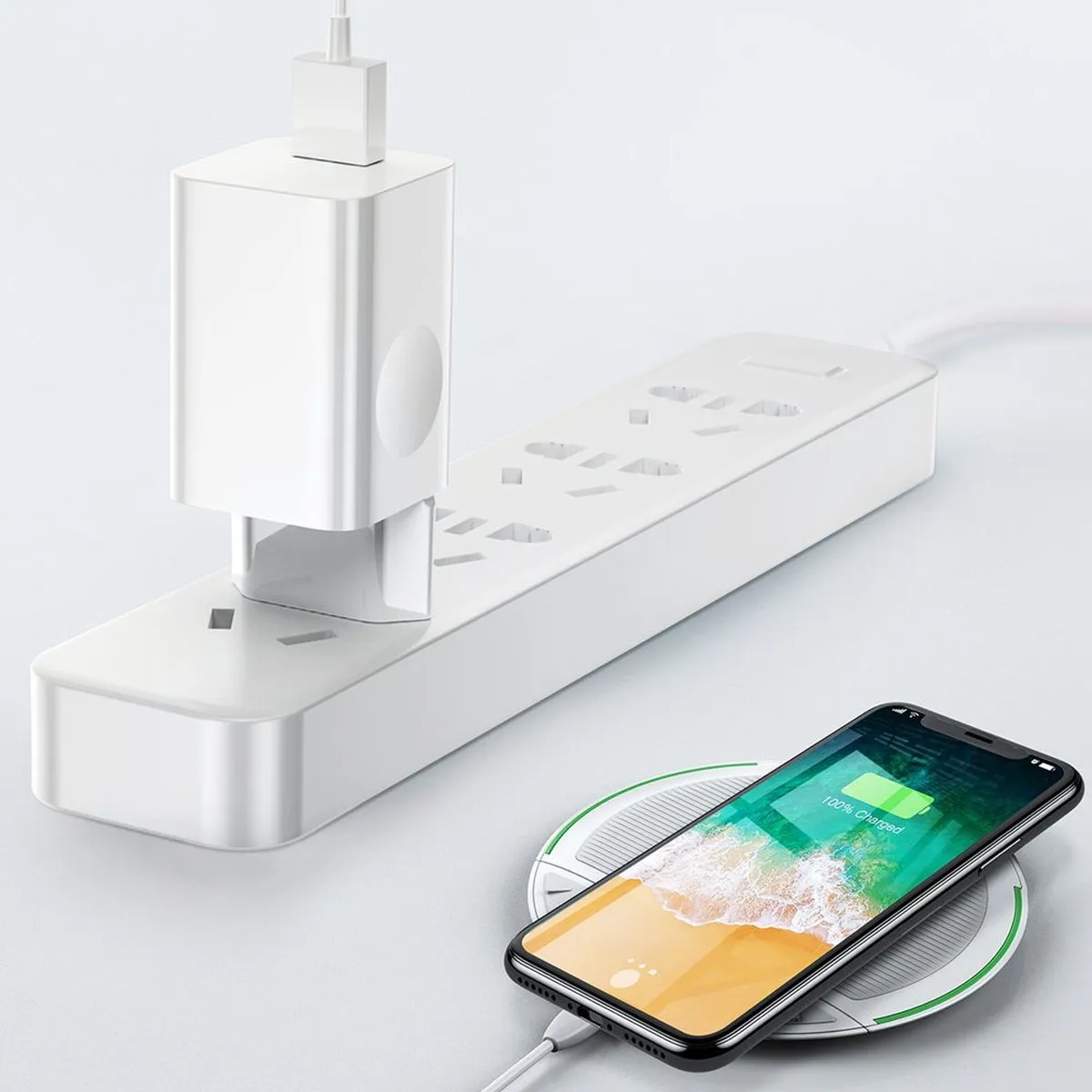 Baseus Quick Charge 3.0 Travel Wall Charger 24W - Transparant