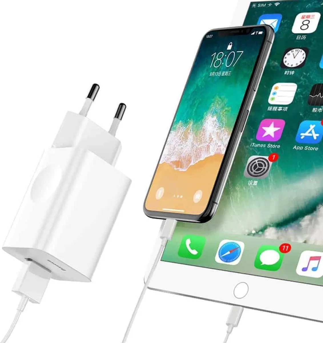 Baseus Quick Charge 3.0 Travel Wall Charger 24W
