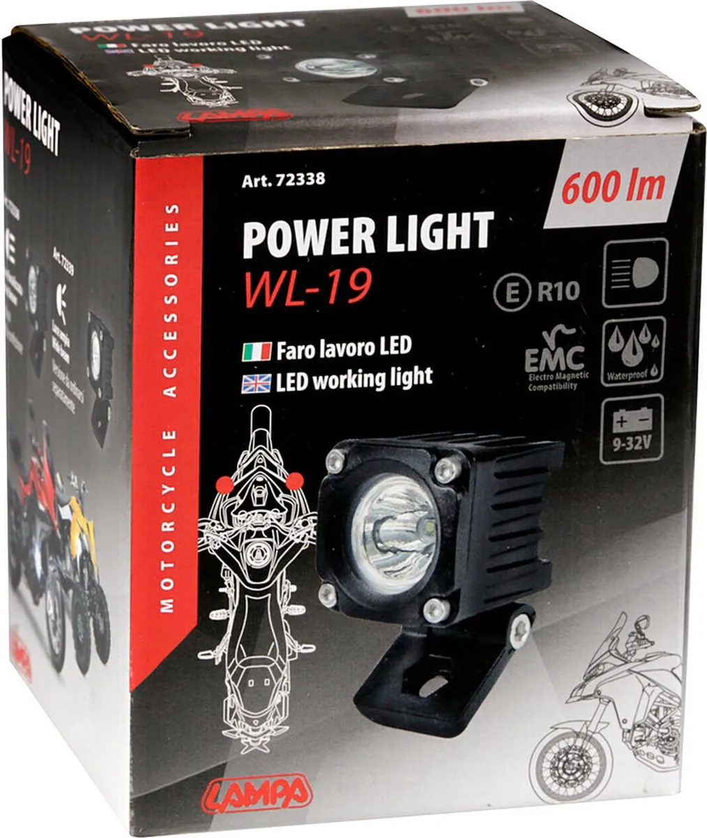 Lampa WL-19 LED Koplamp Scooter - 9/32V Focusbundel Wit - afbeelding 6 van 6