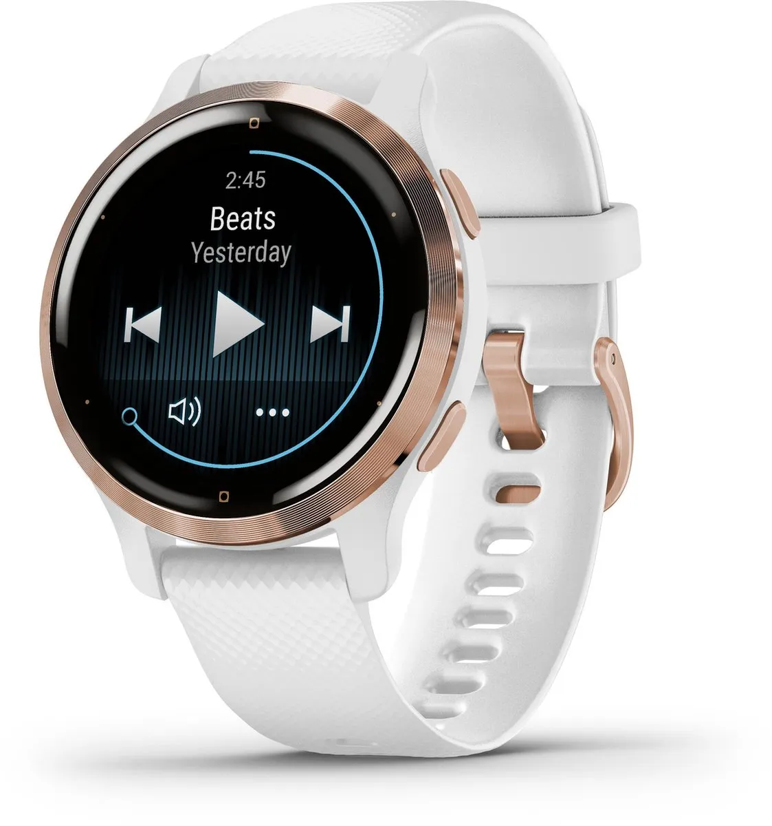 Garmin Venu 2s Smartwatch - 10 dagen batterij - 40mm Rozegoud/Wit