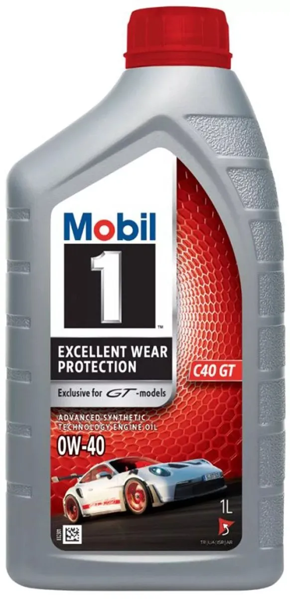 Mobil 1 0W40 1 Liter Porsche C40 GT Speciaal voor Porsche GT-modellen