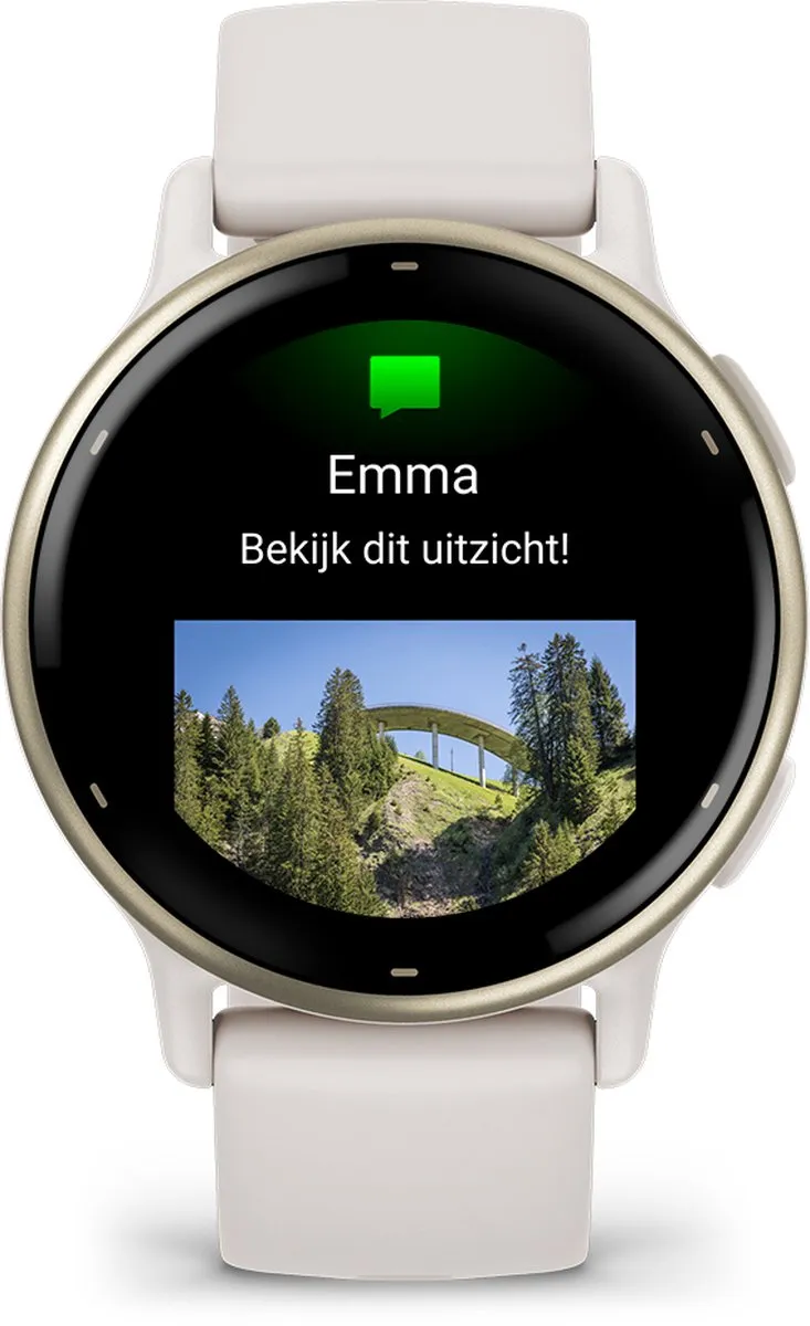 Garmin Vivoactive 5 Sporthorloge - AMOLED 1.2" - Wit
