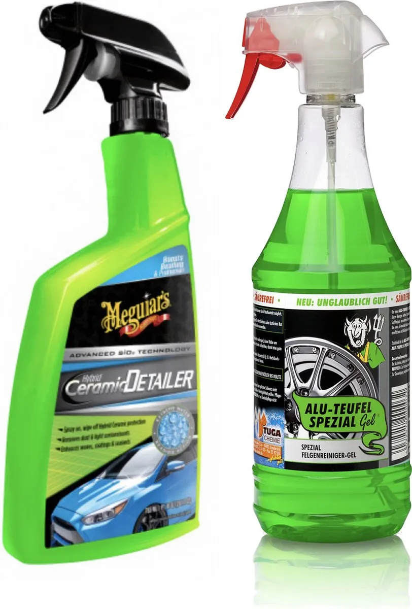 Meguiars Hybrid Ceramic Detailer G200526 + Alu-Duivel-Speciaal Velgenreiniger 1.