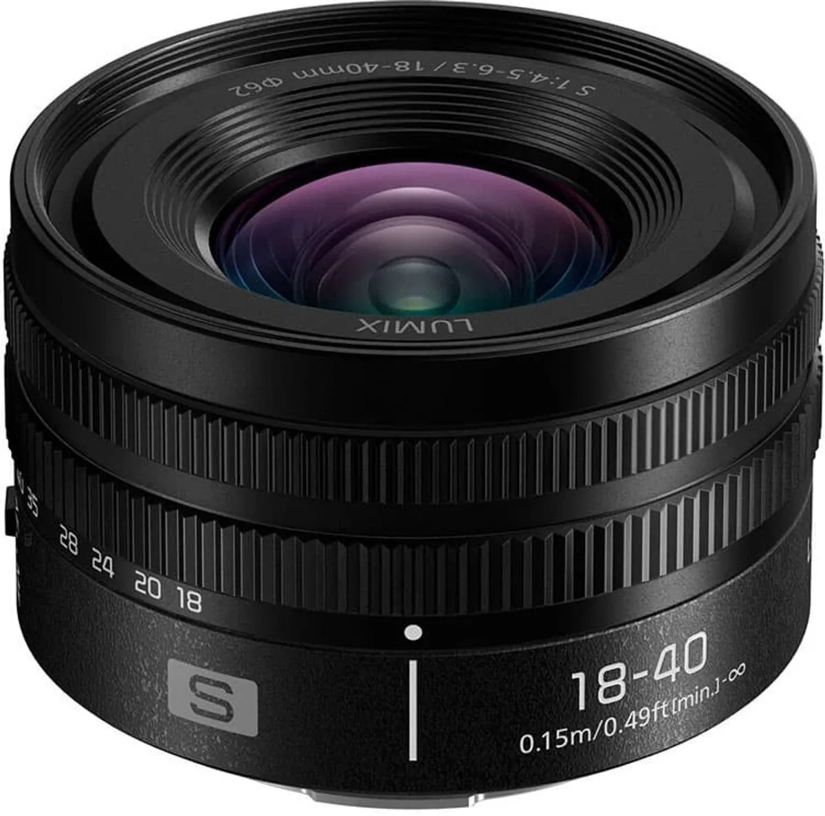 Panasonic Lumix S S-R1840E Objectief 18-40mm f/4.5-6.3 - Zwart