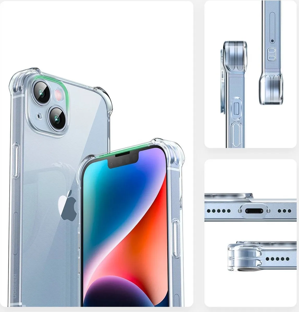 Ugreen Hoesje iPhone 14 Plus LP602 - Transparent - afbeelding 6 van 6