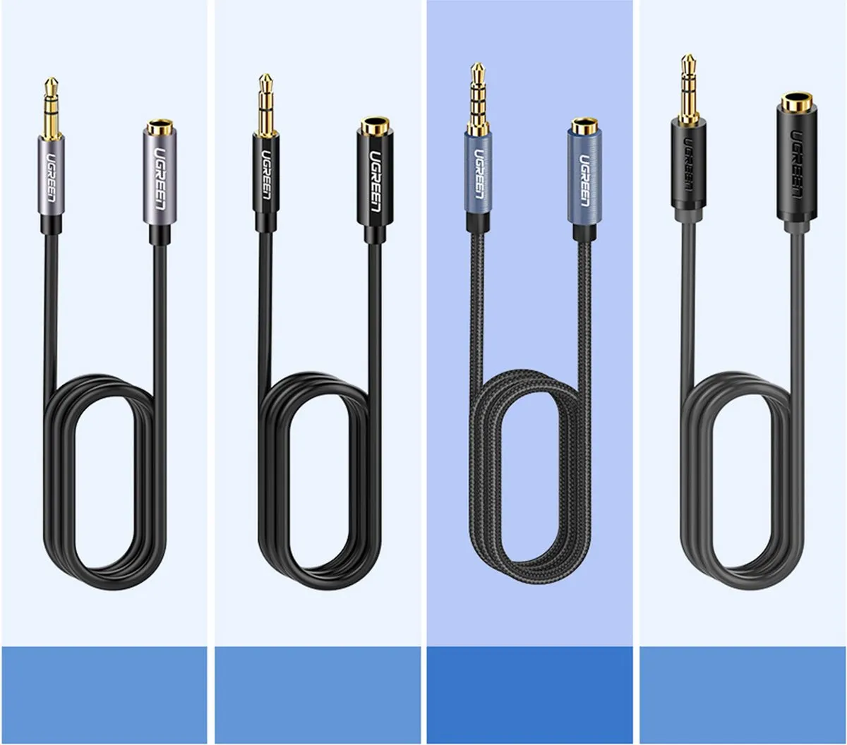 UGREEN 3,5mm Mini-Jack Adapter 0,5m