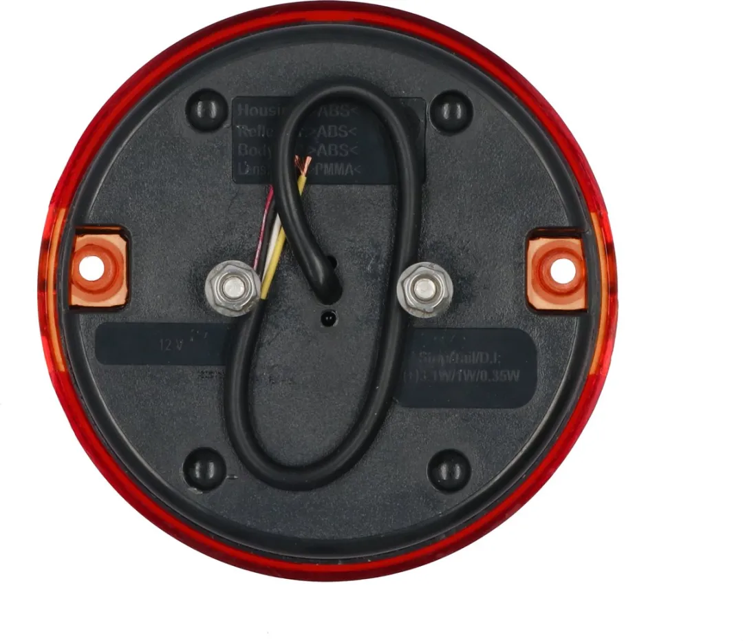 Carpoint LED Achterlicht 12/24V - 3 Functies - Ø140mm - Zwart - afbeelding 6 van 6
