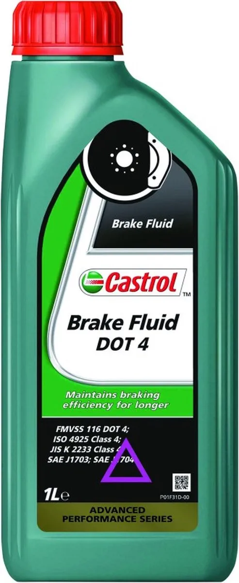 Castrol Brake Fluid DOT4 Remvloeistof 1L