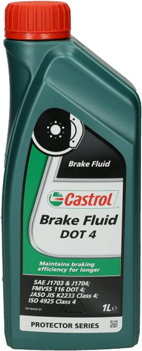 Castrol Brake Fluid DOT4 Remvloeistof 1L