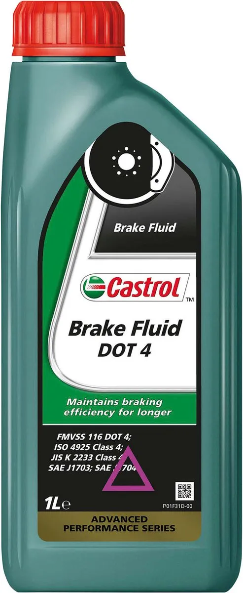 Castrol Brake Fluid DOT4 Remvloeistof 1L