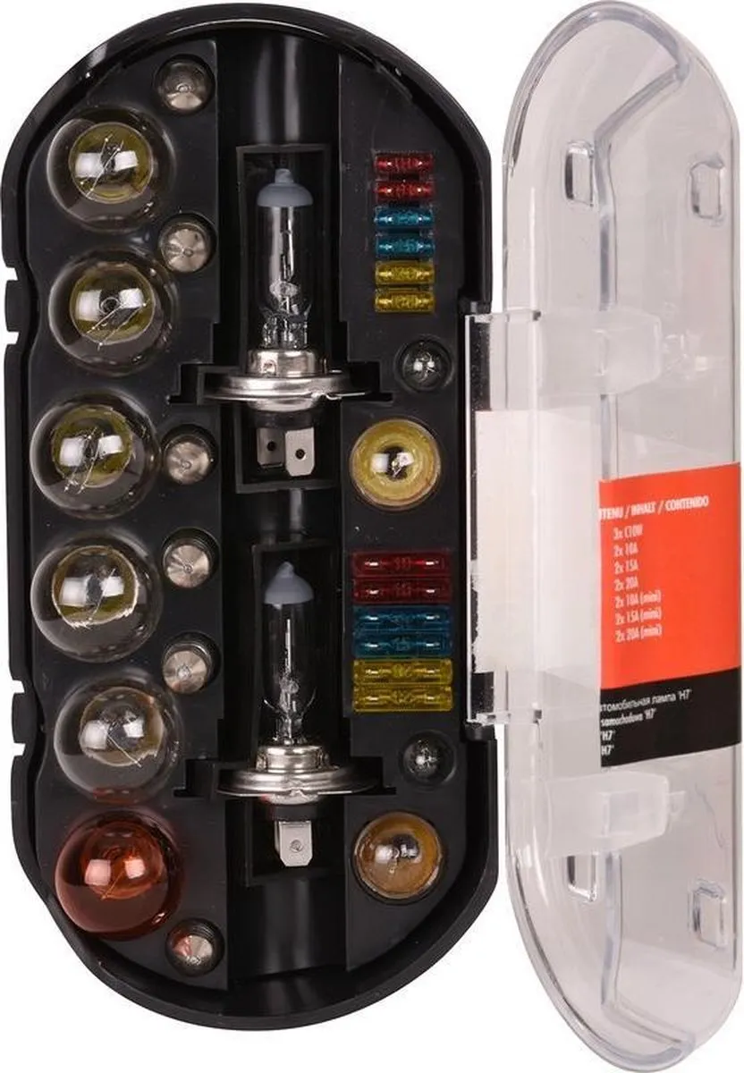 Carpoint Gloeilampenset H1/H7 - 30 Stuks - Multicolor