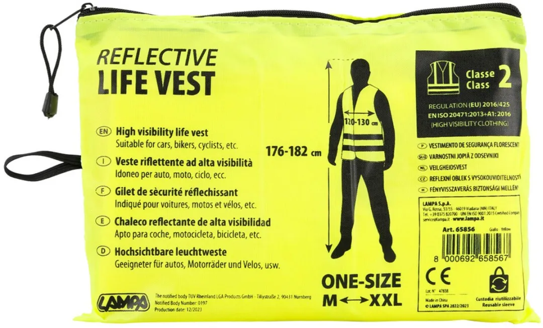 Lampa Veiligheidsvest Geel - Maat M-XXL